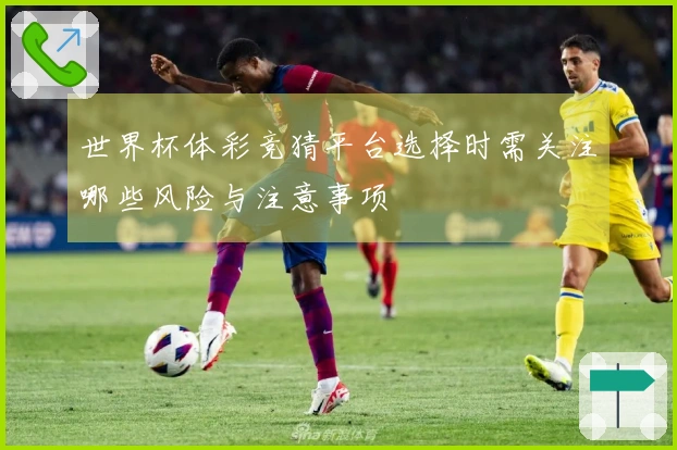 世界杯体彩竞猜平台选择时需关注哪些风险与注意事项