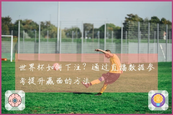 世界杯如何下注?通过直播数据参考提升赢面的方法